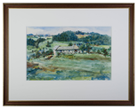 Mühlviertler Bauernhof, Blick auf St. Veit und Hausberg, 1979 

Aquarell auf Papier, ca. 30 x 46 cm, im Rahmen 55 x 71 cm
signiert und datiert, aus Privatsammlung

AUSRUFPREIS: 900.-